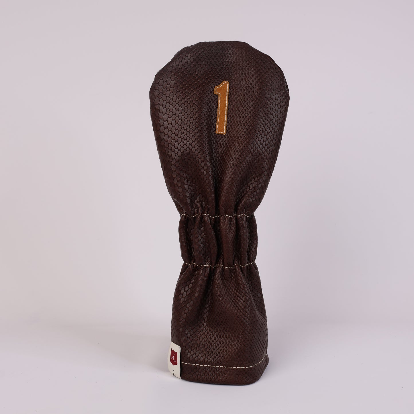 Vintage Headcover: Brown Boa + Caramel