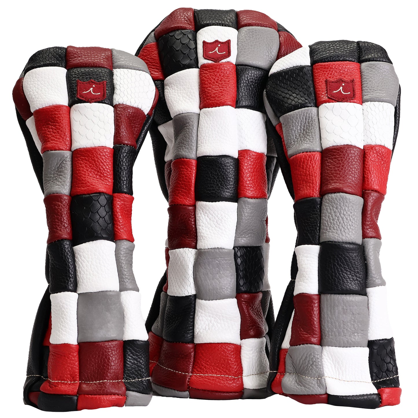 PATCHWORK HEADCOVER: CRIMSON ALLOY