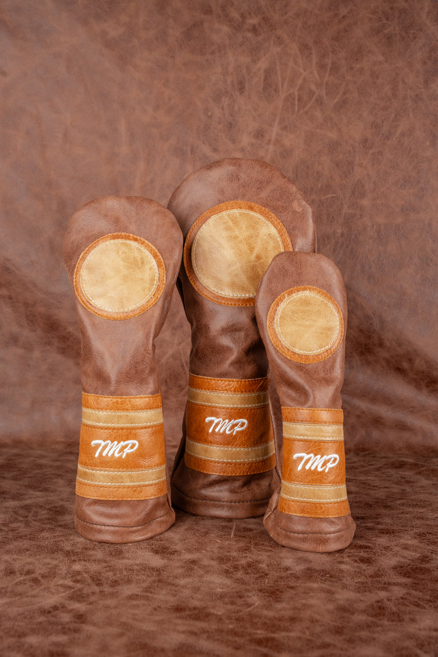The Olympian Leather Golf Headcover
