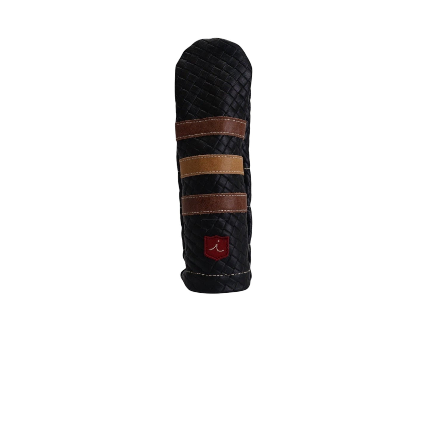 Polo Headcover: Black Sassari + Tobacco Brown / Vermont Honey