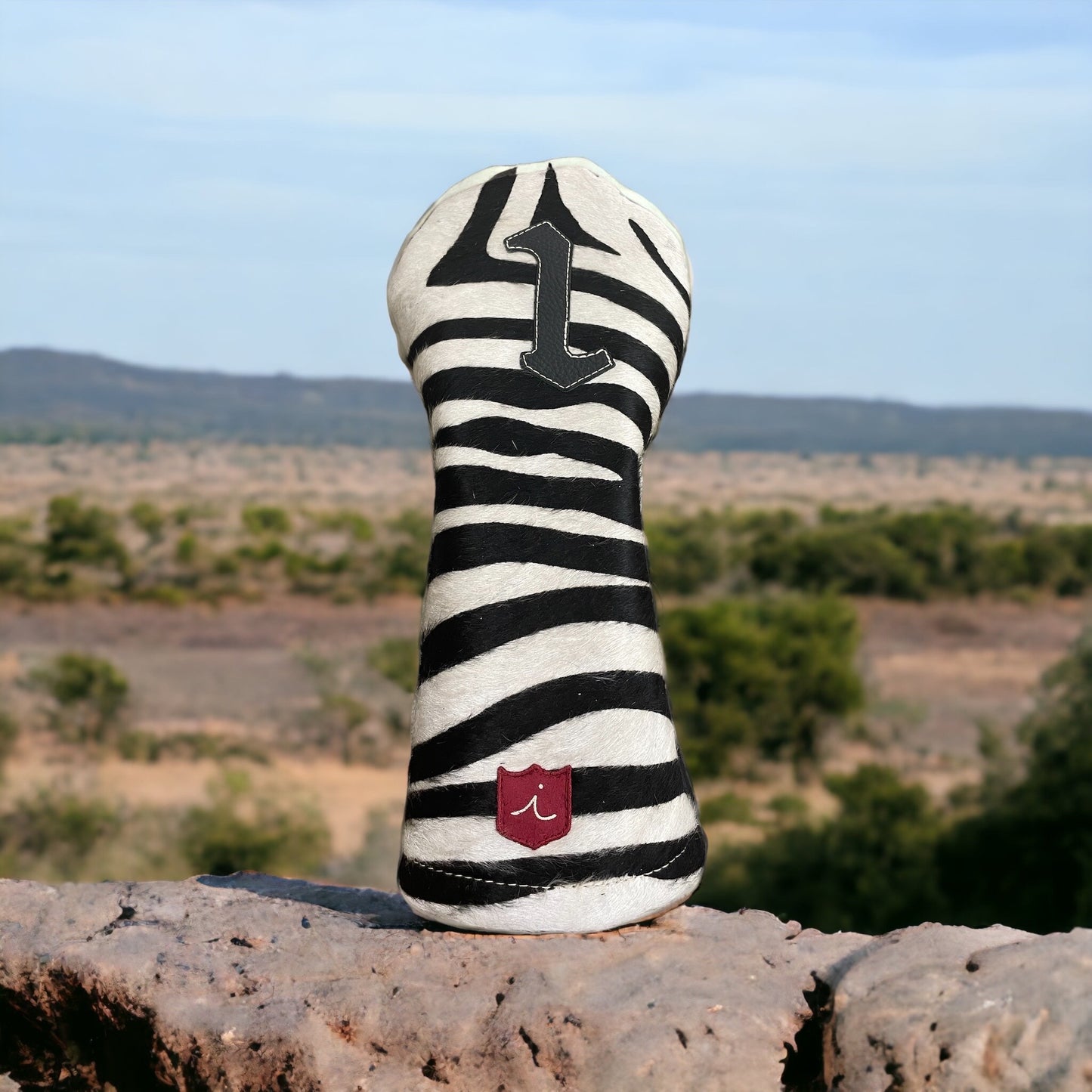 Limited Zebra Hair Headcover Set (10 Made): Driver, 3 Wood, Hybrid