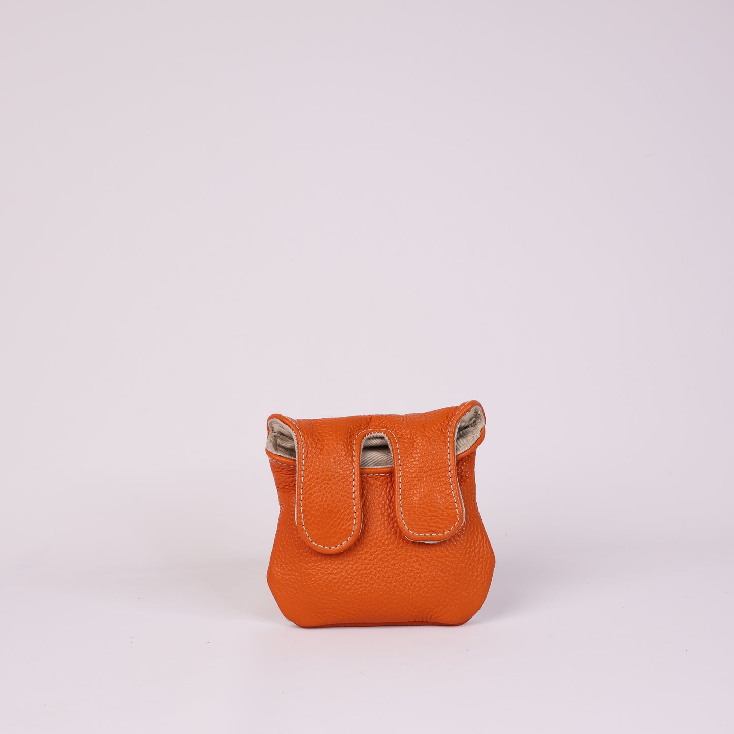 Polo Center Shafted Mallet: Bright Orange + Pure White