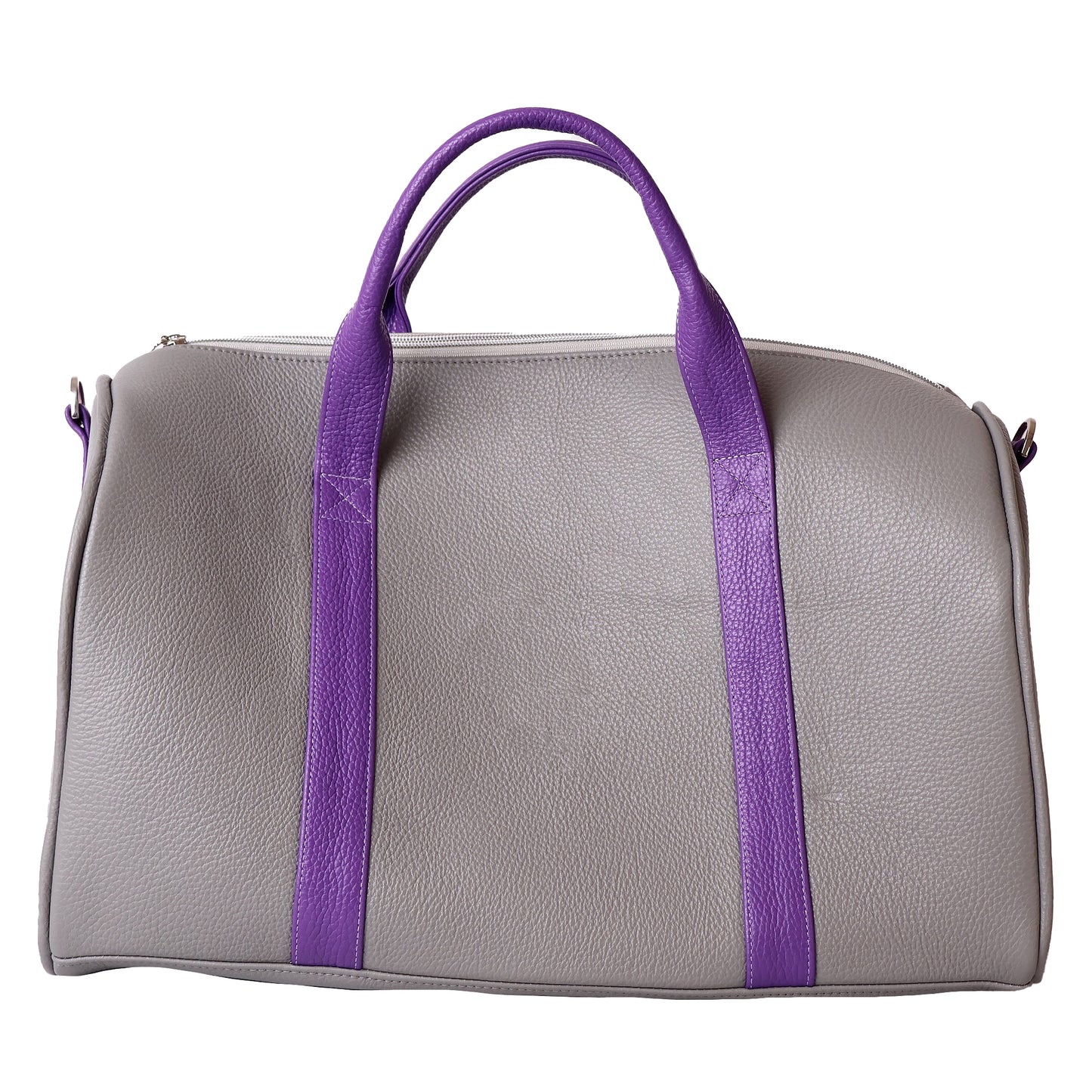 Weekender Duffel: Granite Gray / Laker Purple