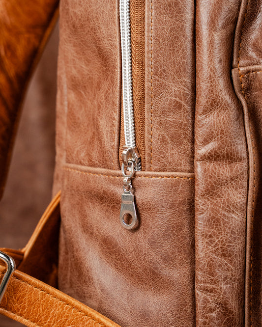 The Red Label Leather Backpack - Fall Edition