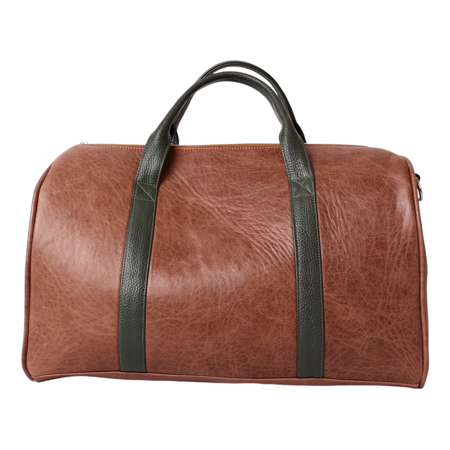 Weekender Duffel: Tobacco Brown / Olive