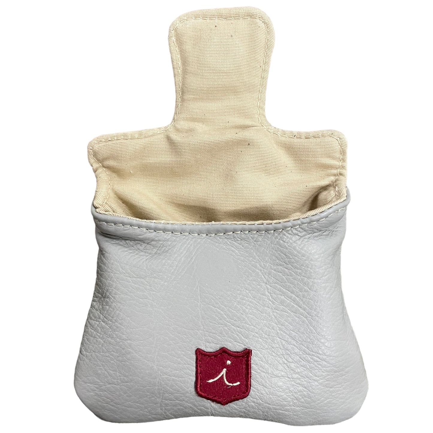 Argyle Full Mallet Headcover: Eagle Gray + Pure White