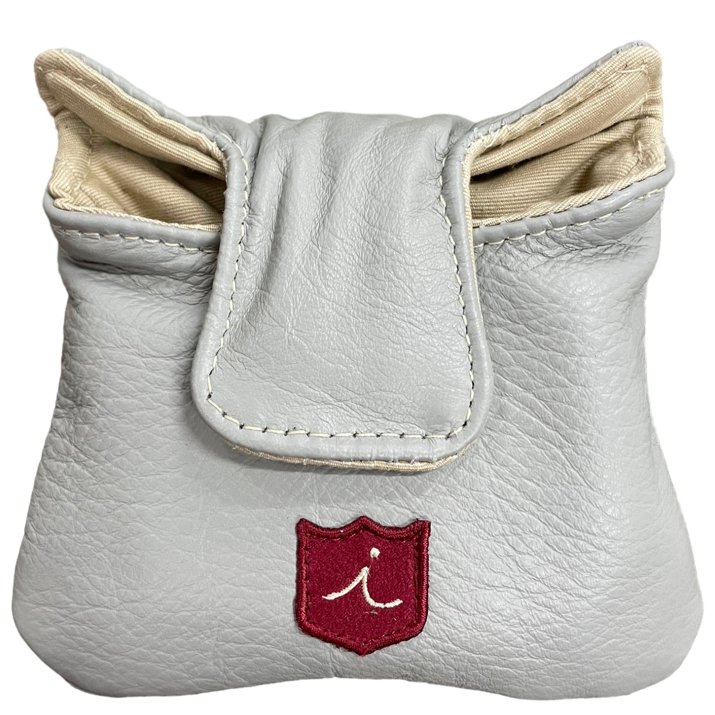 Argyle Full Mallet Headcover: Eagle Gray + Pure White