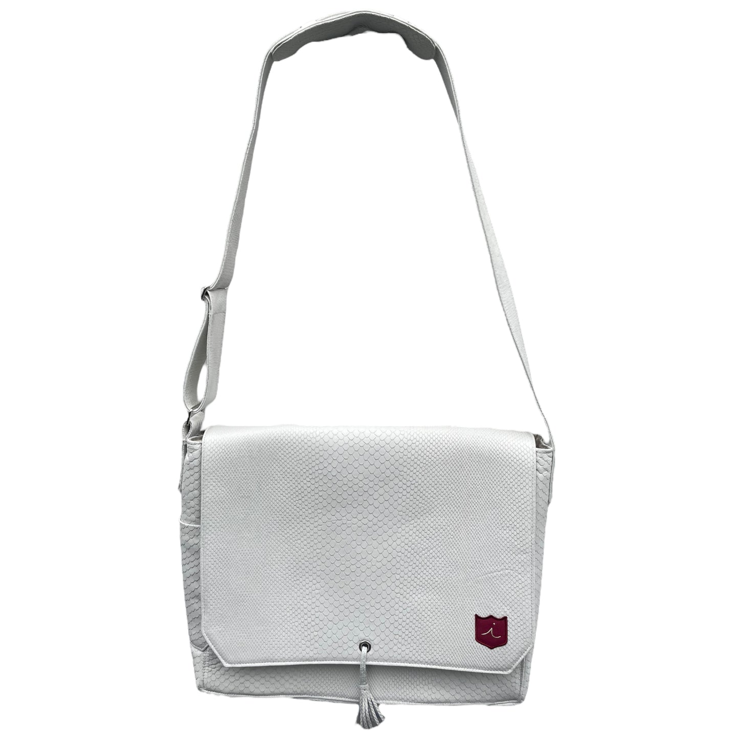 Exotic Computer Bag: White Boa