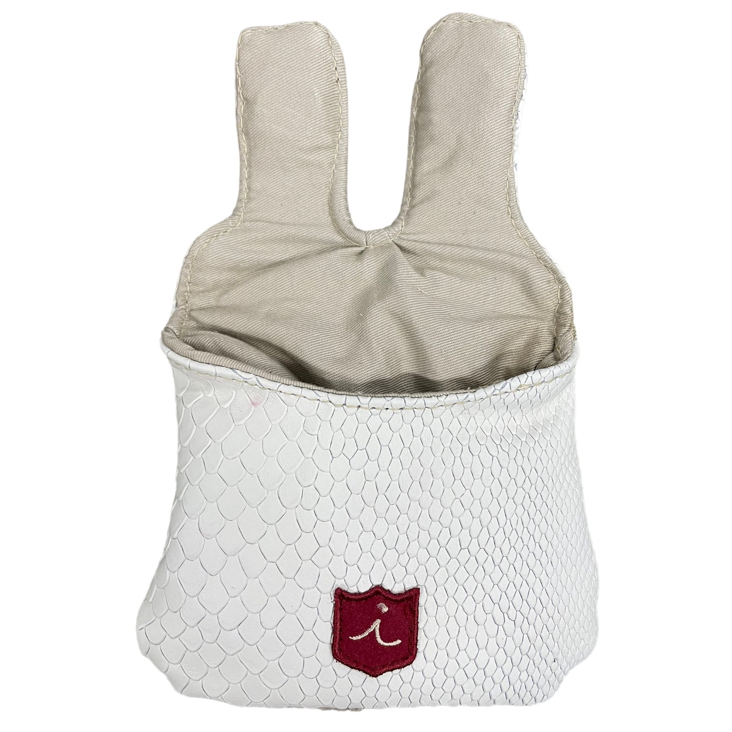 Dancing Crests Center Shafted Putter Cover: White Boa