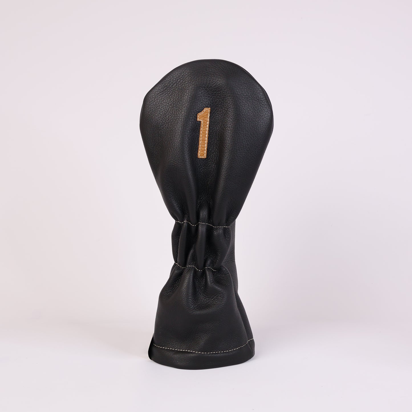 Argyle Headcover: Pitch Black + Vermont Honey