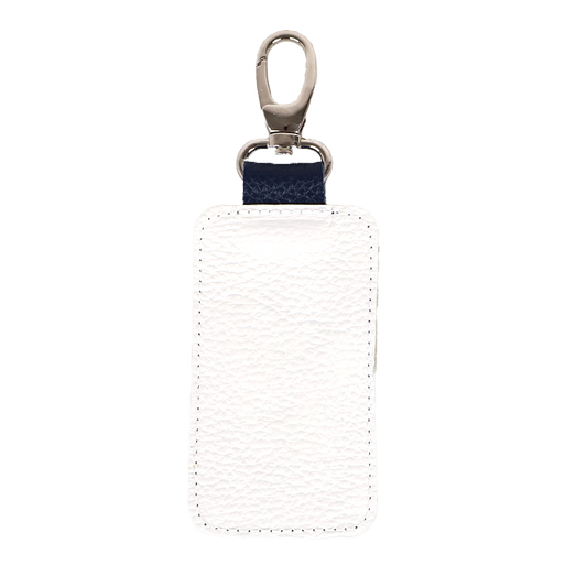Alps Bag Tag: Pure White + Navy