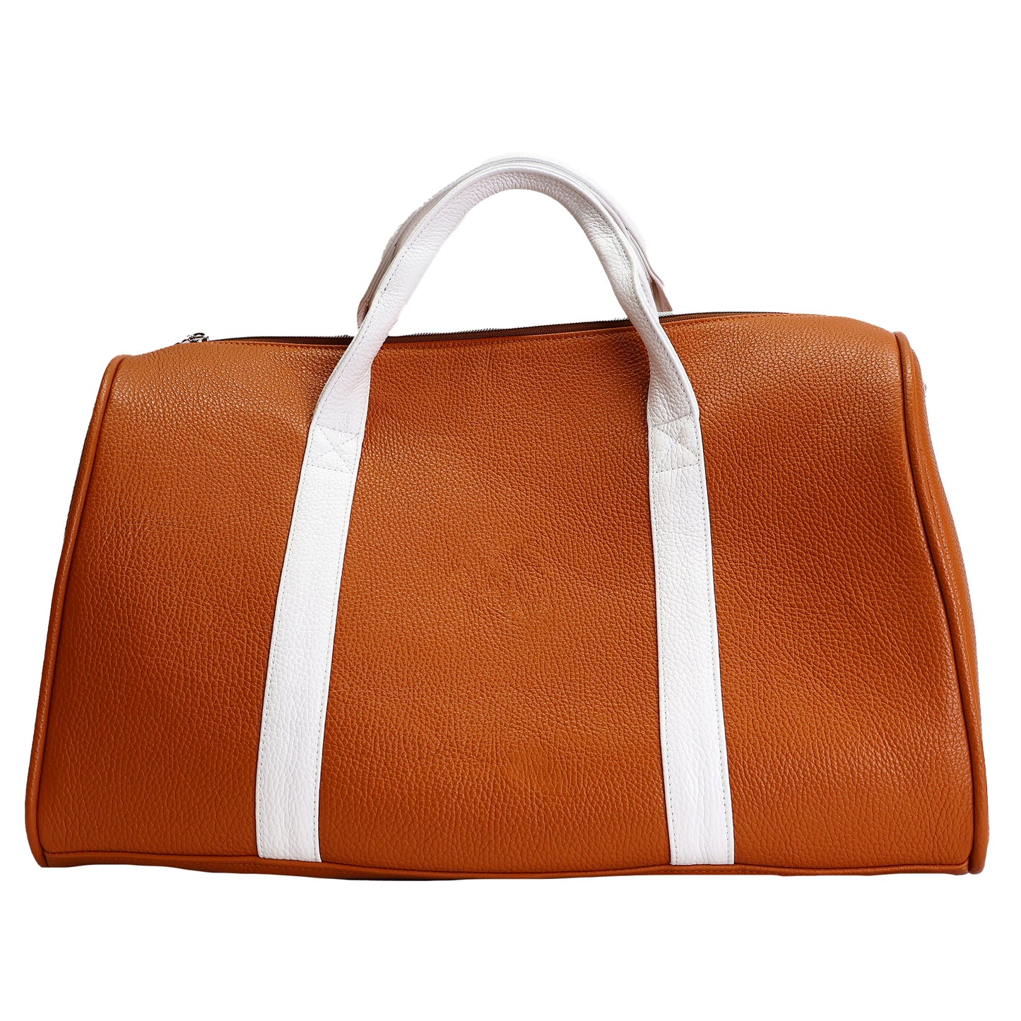 Weekender Duffel: Texas Orange / Pure White