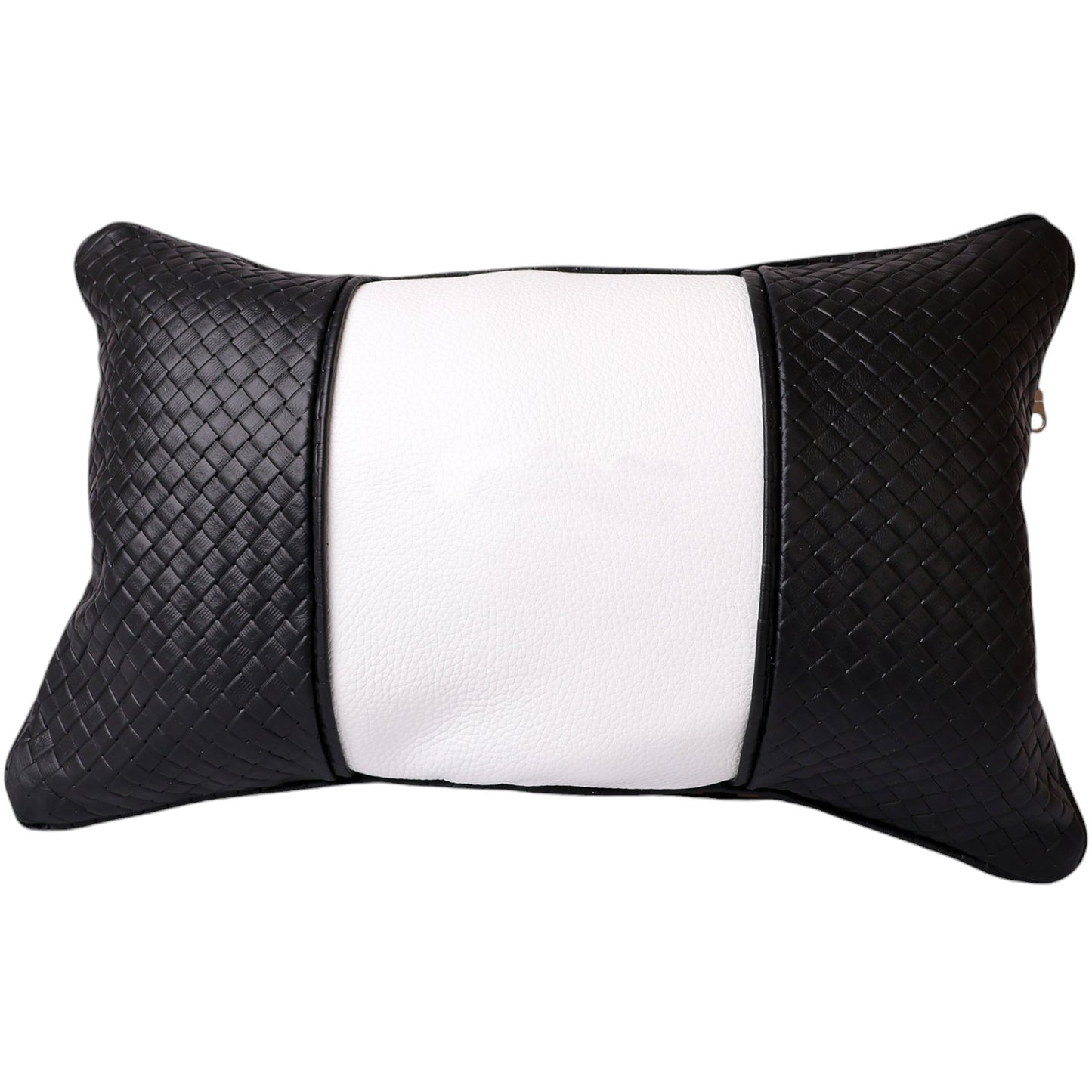 Large Volare Pillow: Black Sassari / Pure White