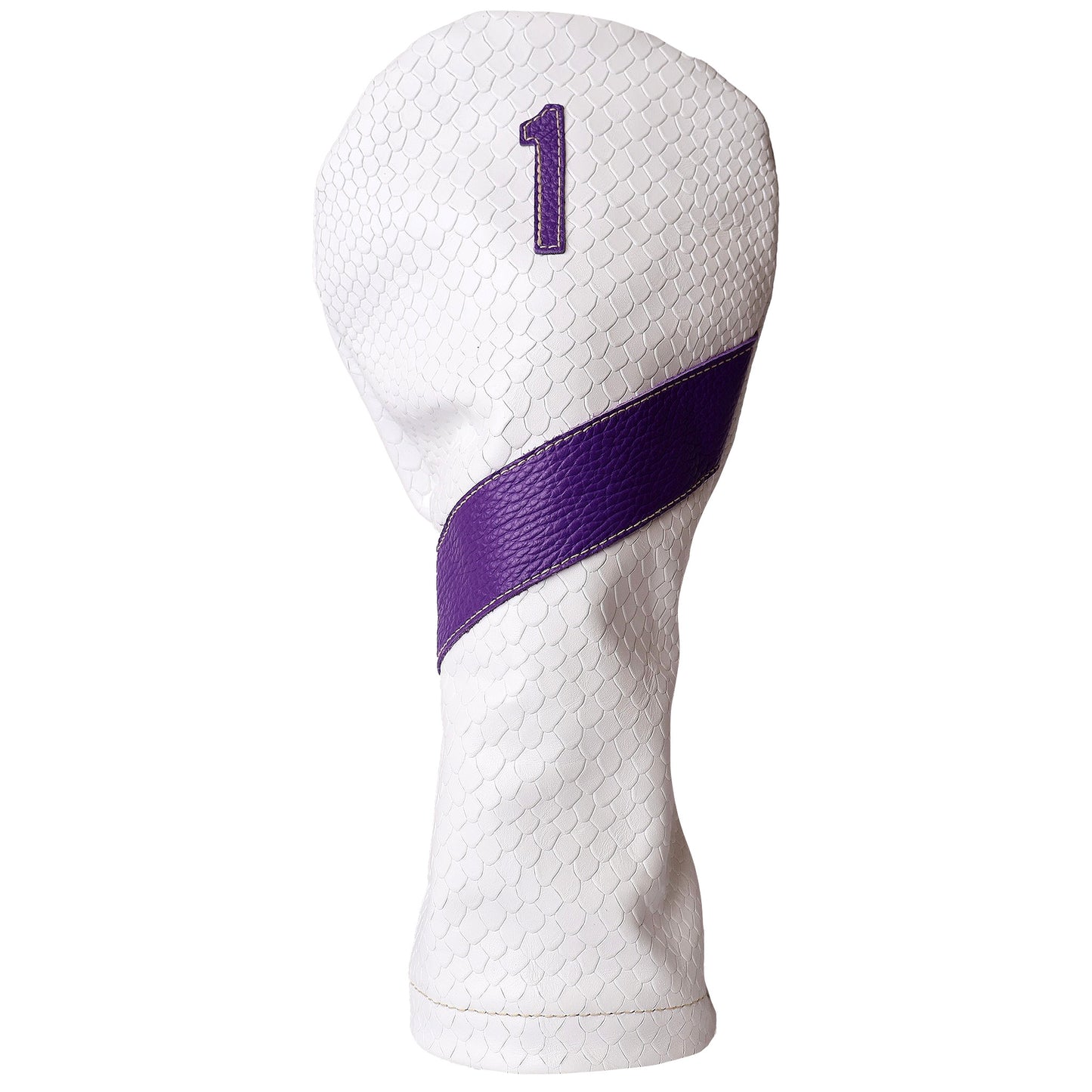 ROYAL HEADCOVER: WHITE BOA + LAKER PURPLE