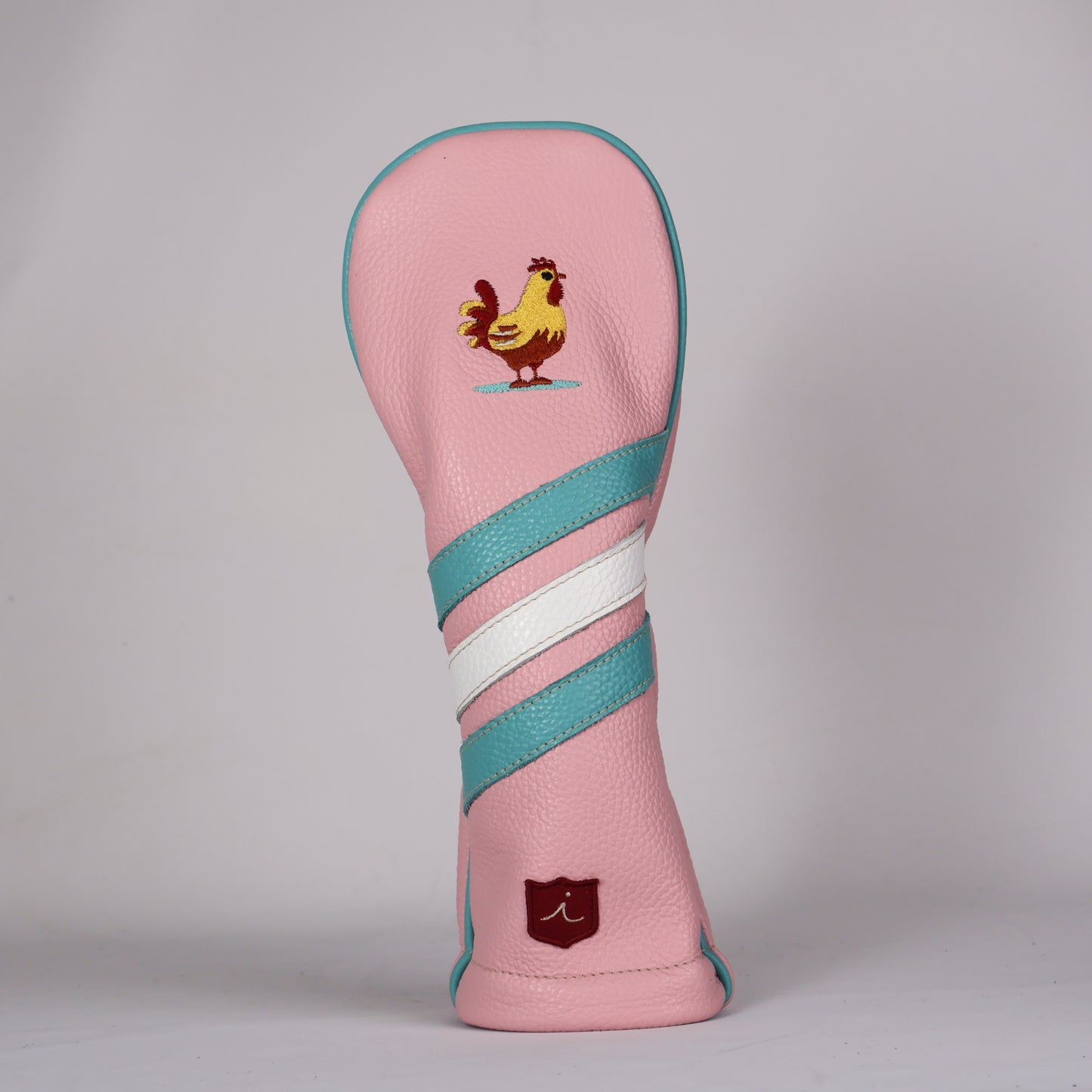 Wood Headcover: Light Pink + Tiffany + Pure White