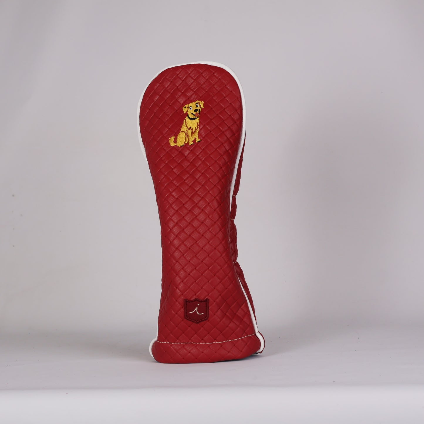 Hybrid Headcover: Red Sassari + Pure White