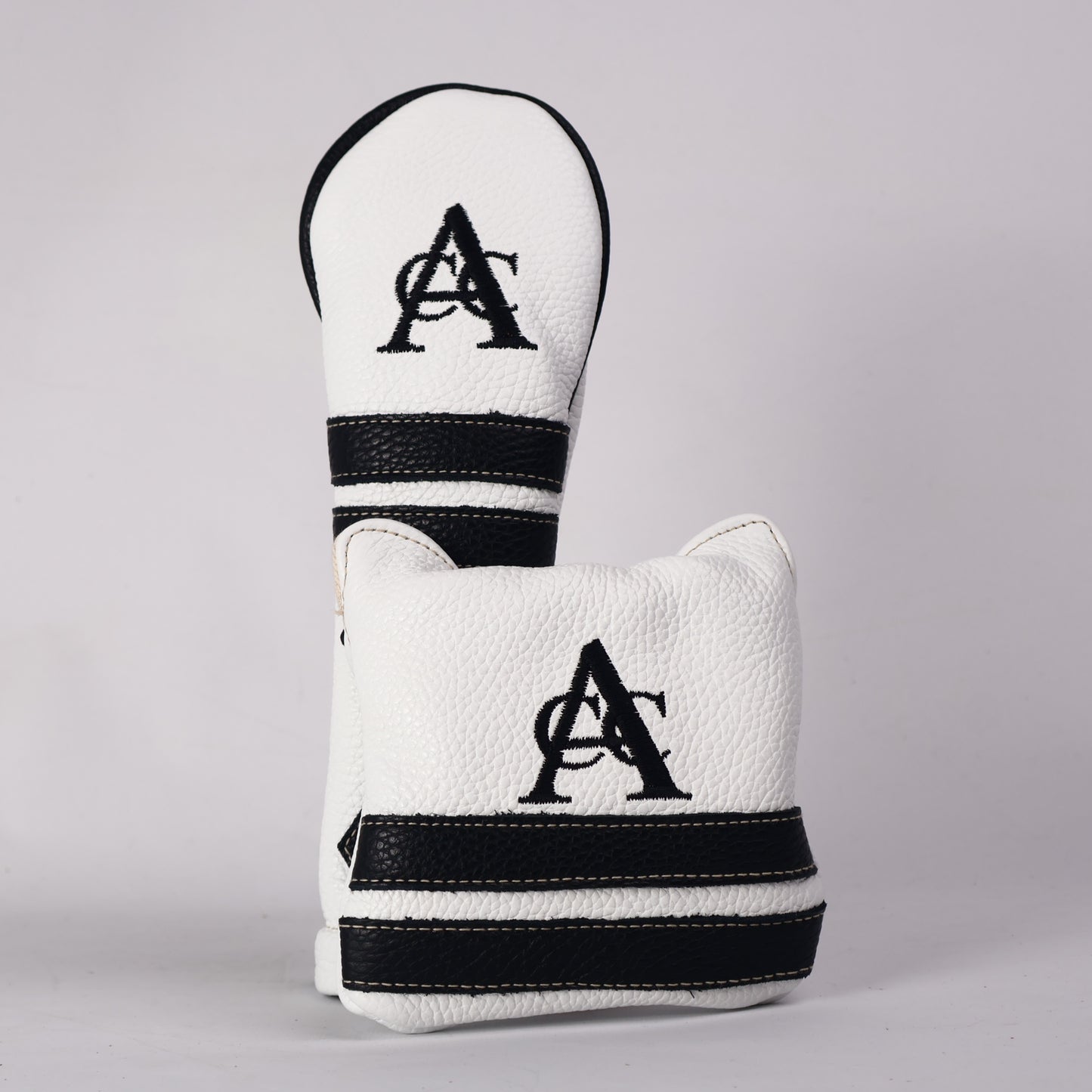 Headcover Set: Pure White + Pitch Black