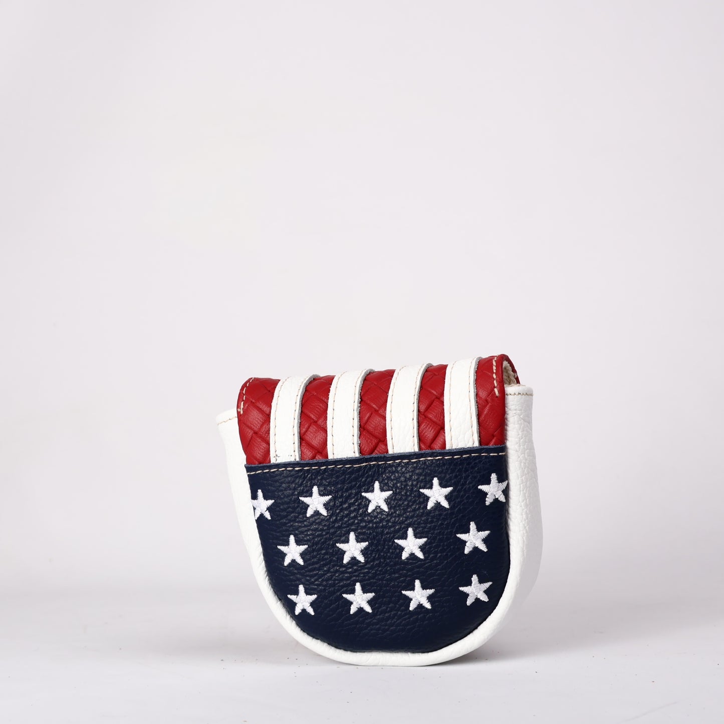 Headcover Set: Red Sassari + Pure White + Navy