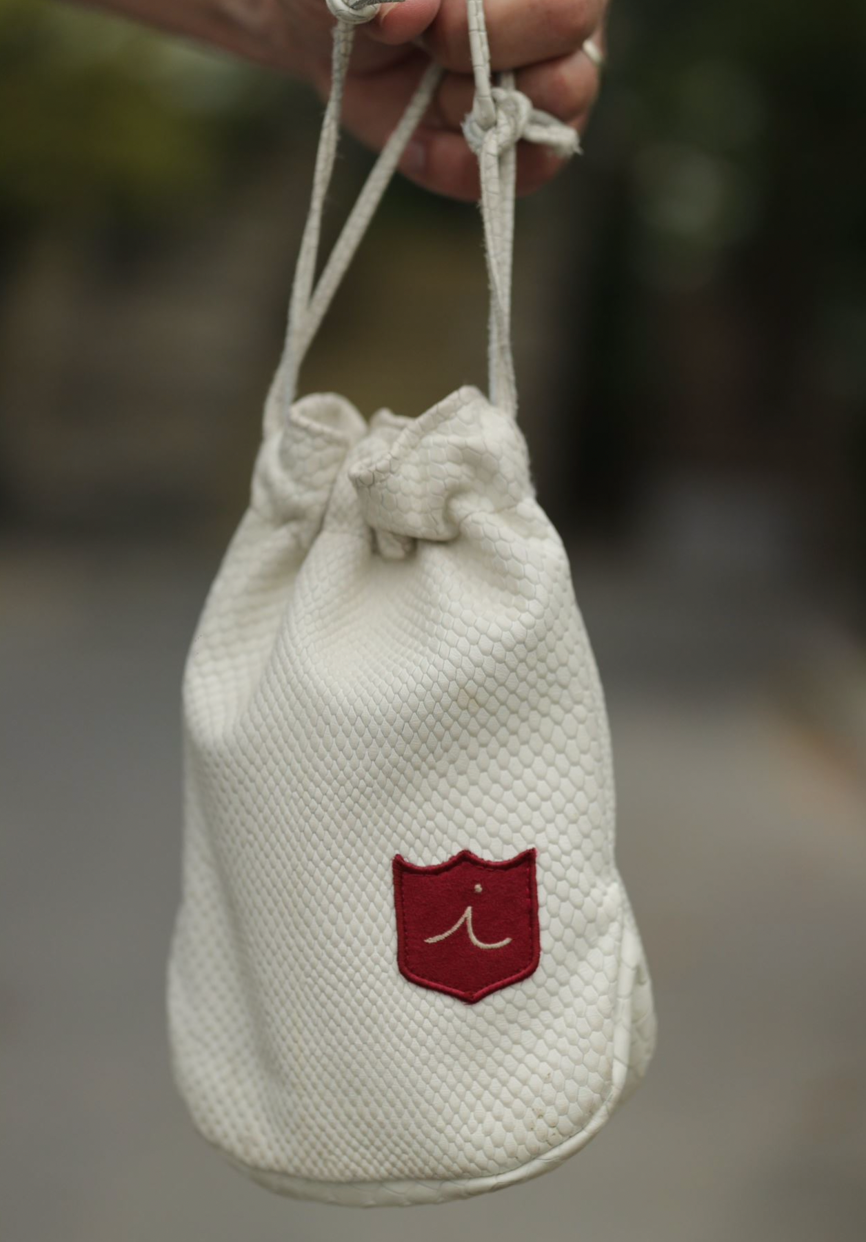 White Boa Valuables Pouch