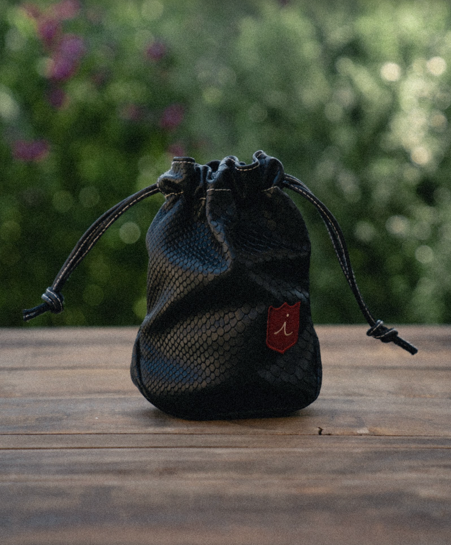 Black Boa Valuables Pouch