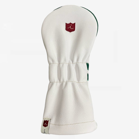 Timeless Headcover: Pure White + Masters Green + Masters Green Piping