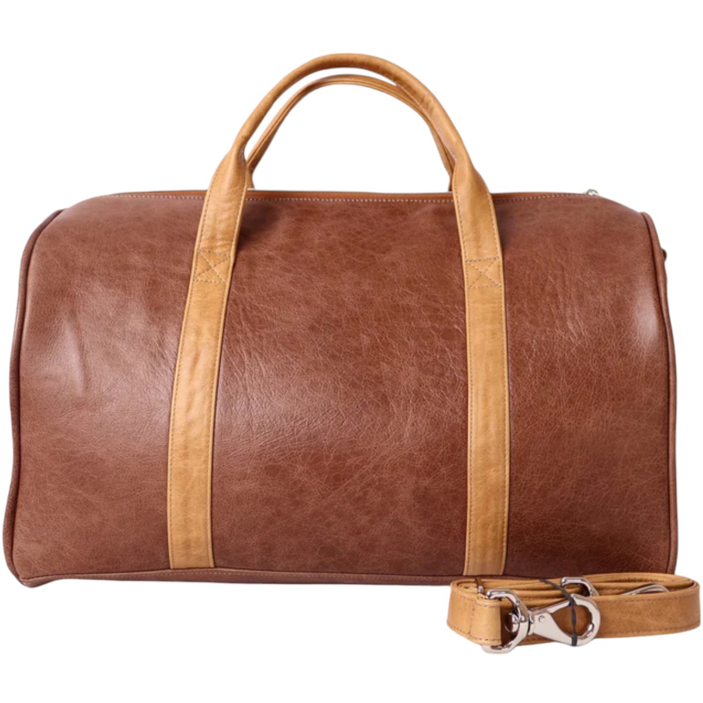Weekender Duffel: Tobacco Brown / Vermont Honey
