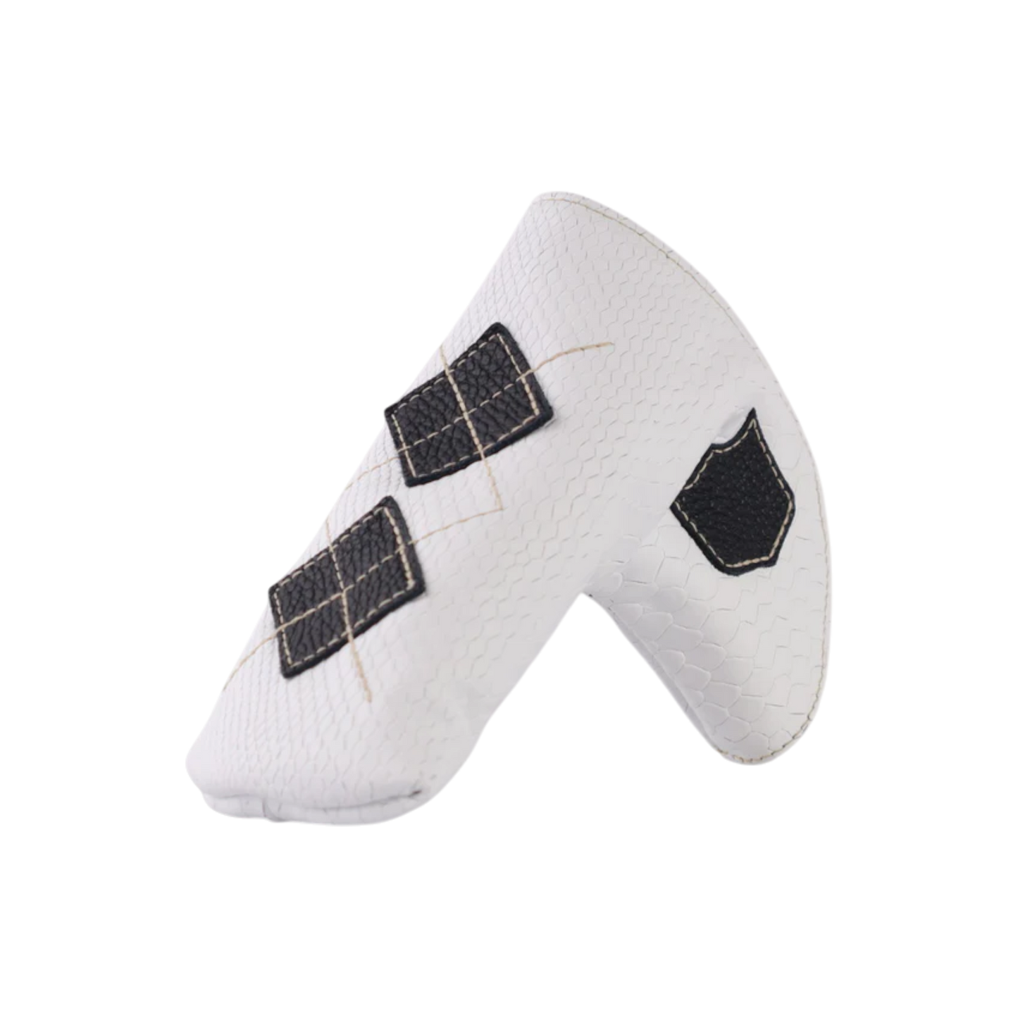 Blade Putter: White Boa + Pitch Black argyle