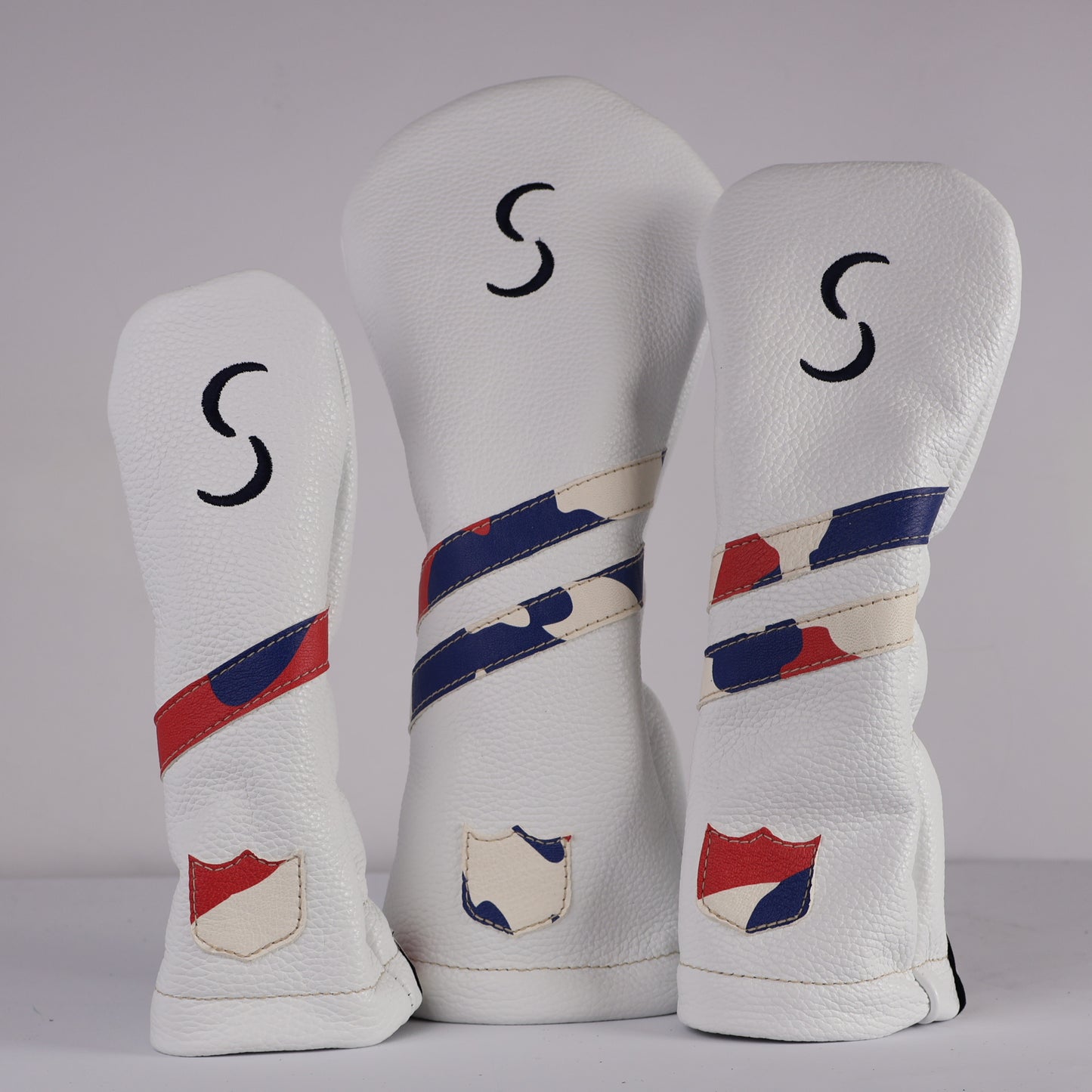 Headcover Set: Navy + USA Camo