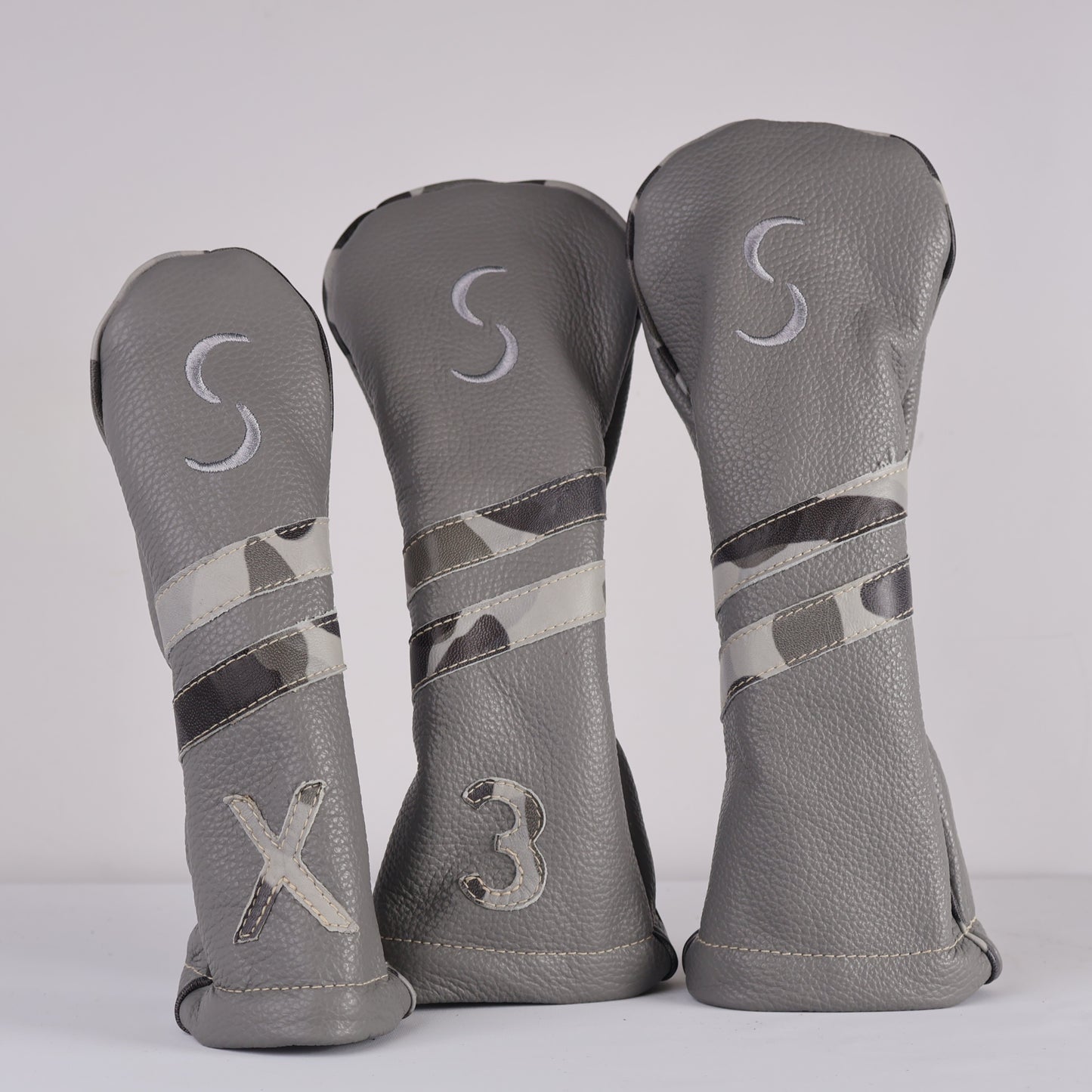 Headcover Set: Granite Grey + Grey Camo