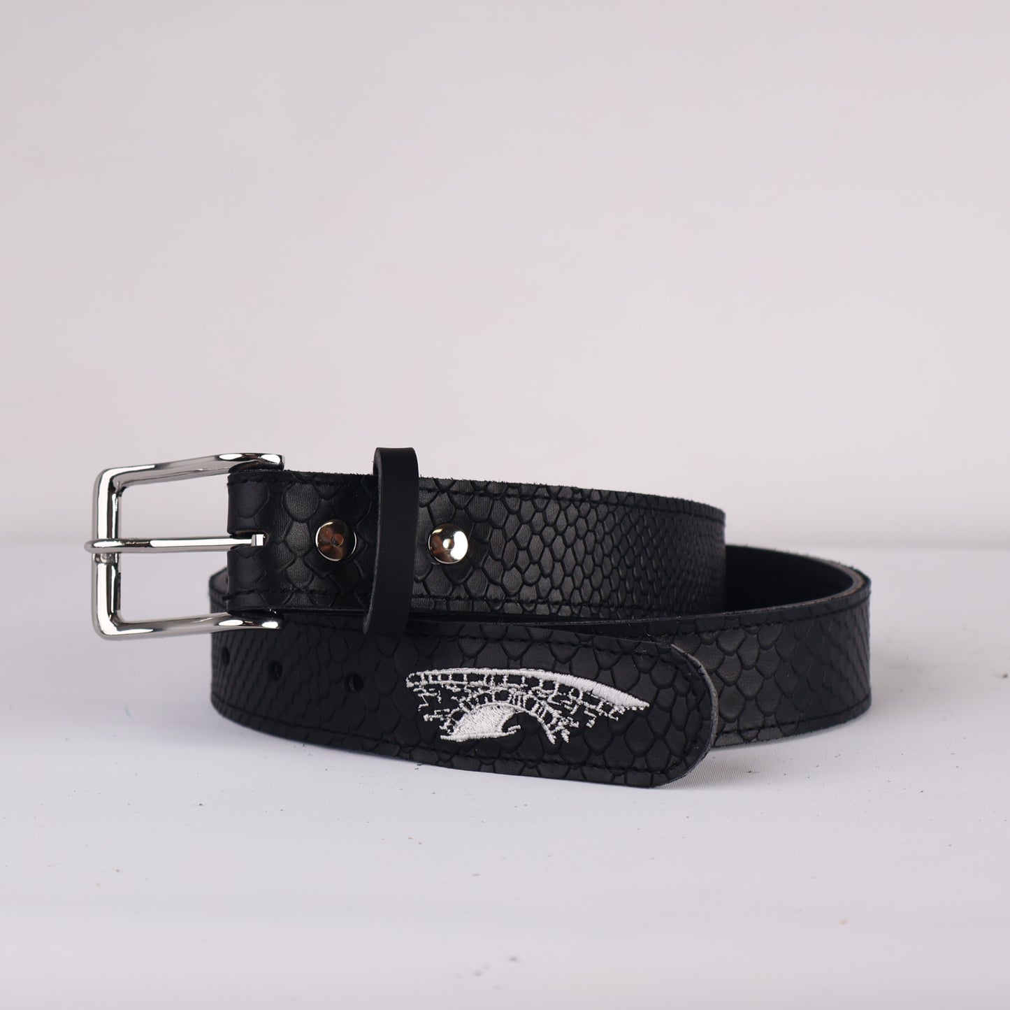 Strato 3.0 Belt: Black Boa + Black