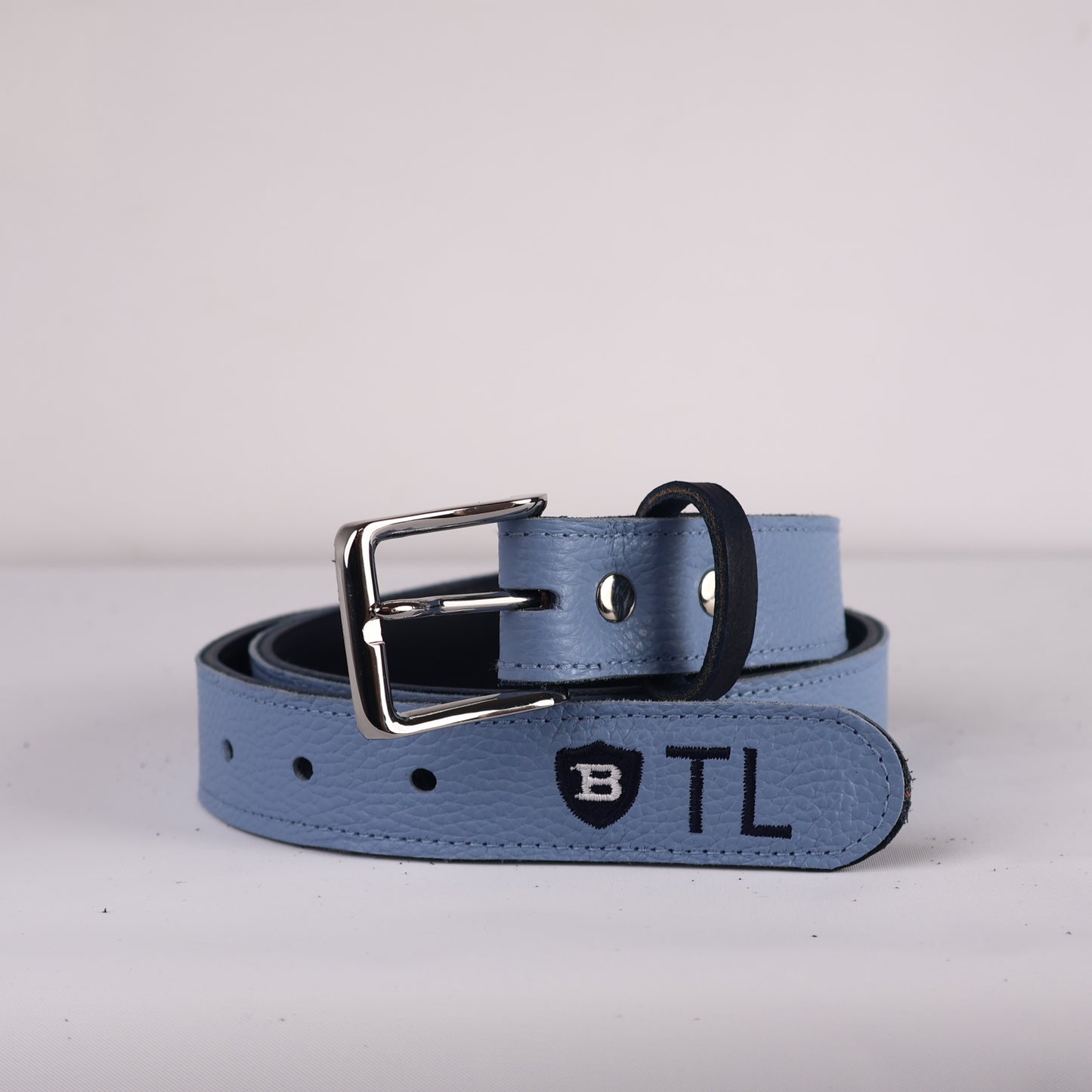 Strato 3.0 Belt: Carolina Blue + Navy