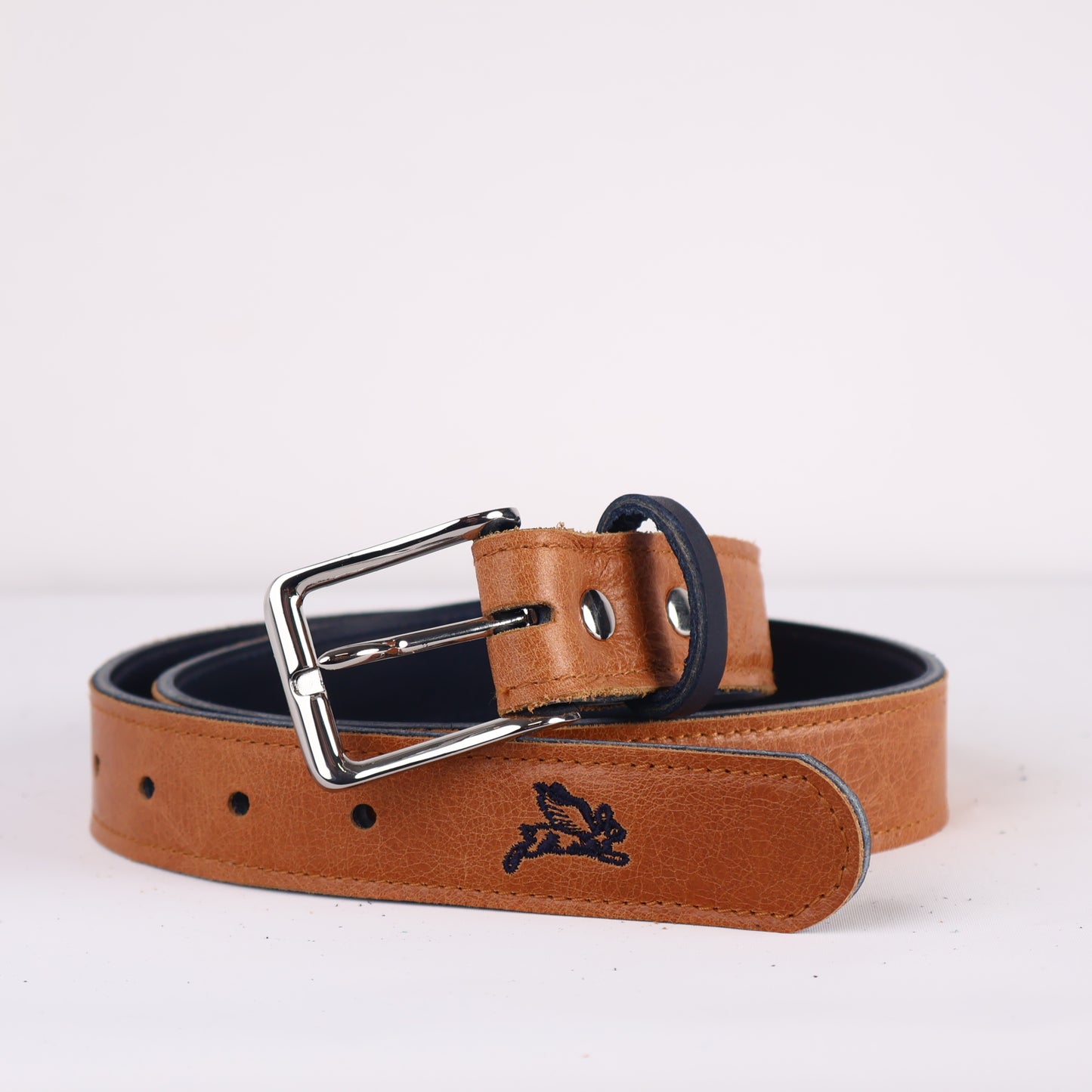 Strato 3.0 Belt: Caramel + Navy