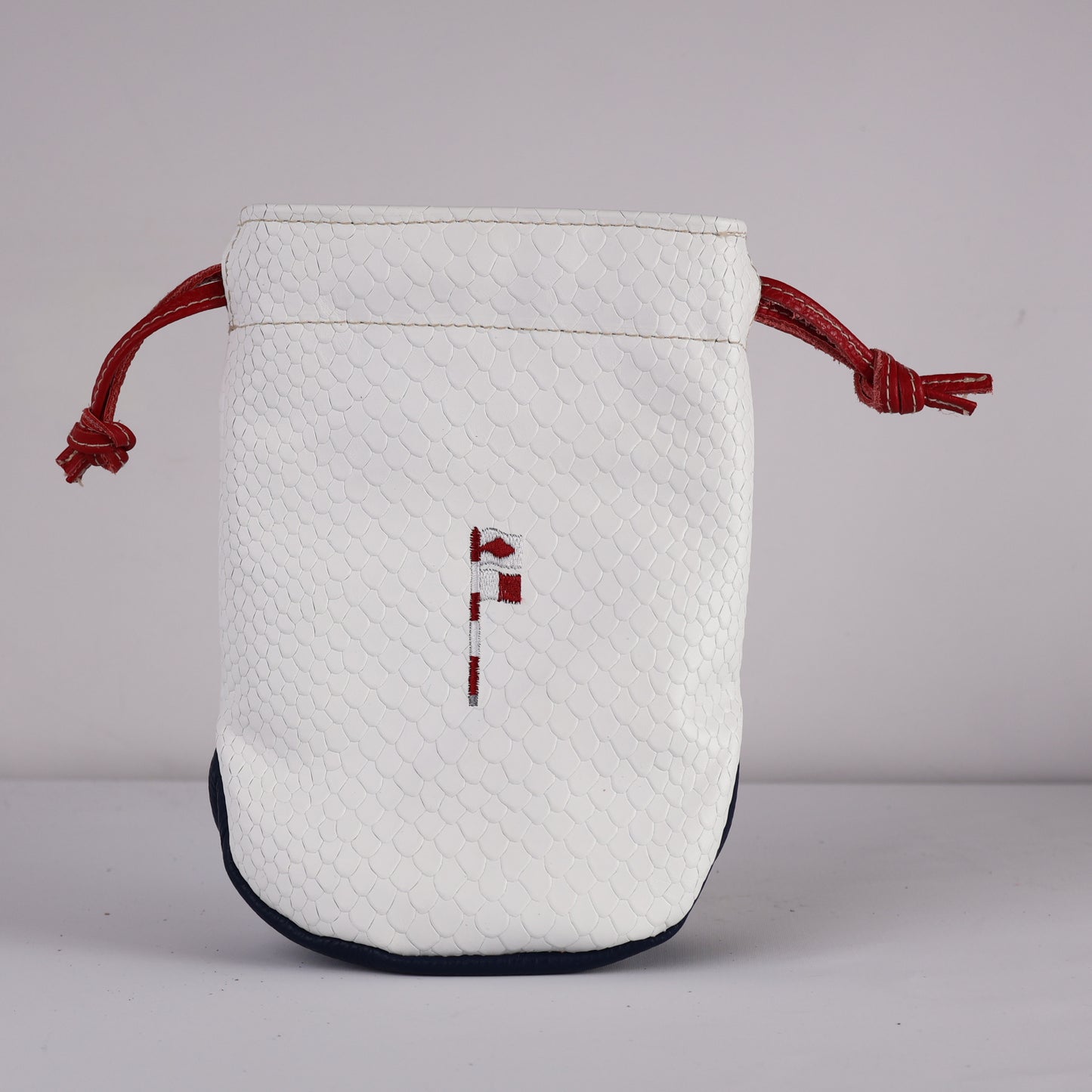 Valuables Pouch: White Boa + Sunday Red + Navy