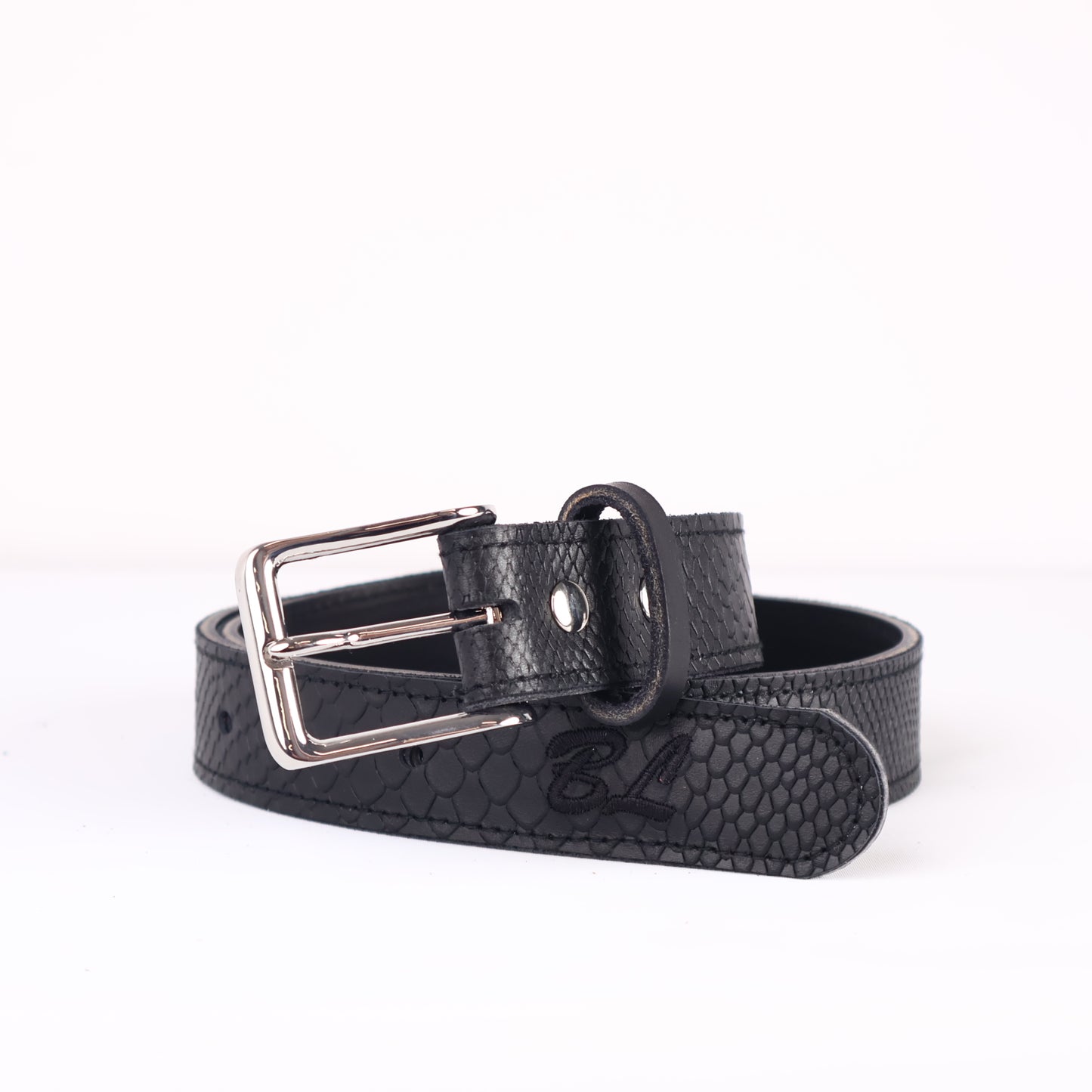 Strato 3.0 Belt: Black Boa + Black