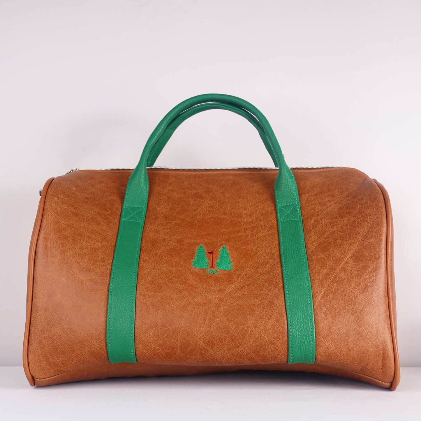 Weekender Duffel: Carmel + Master Green