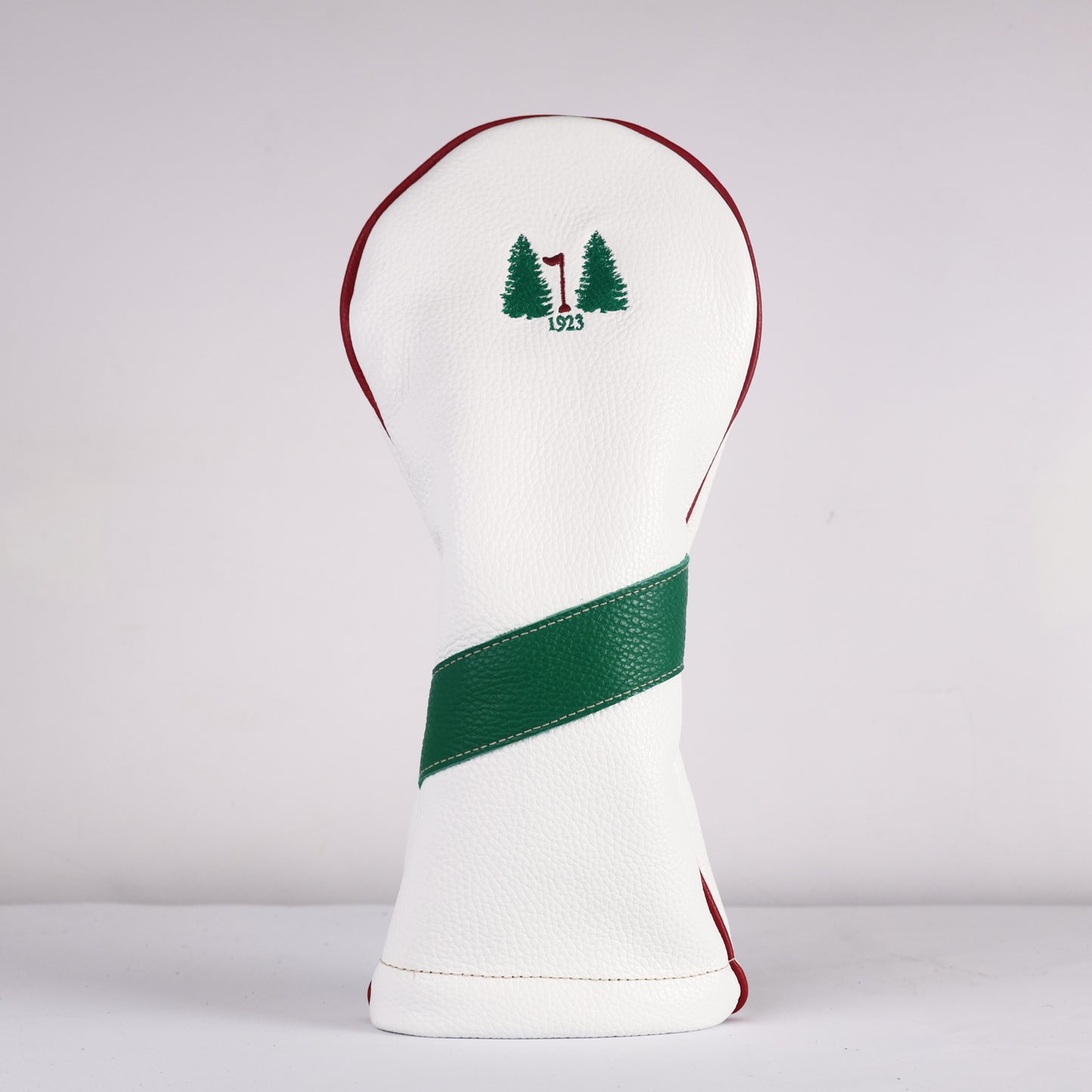 Driver Headcover: Pure White + Master Green + Sunday Red