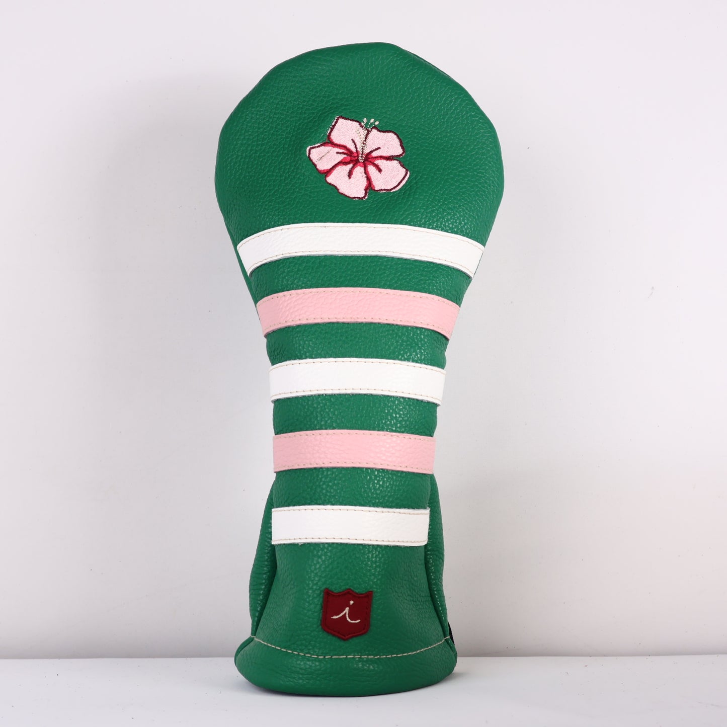 Driver Headcover: Masters Green + Light Pink + Pure White