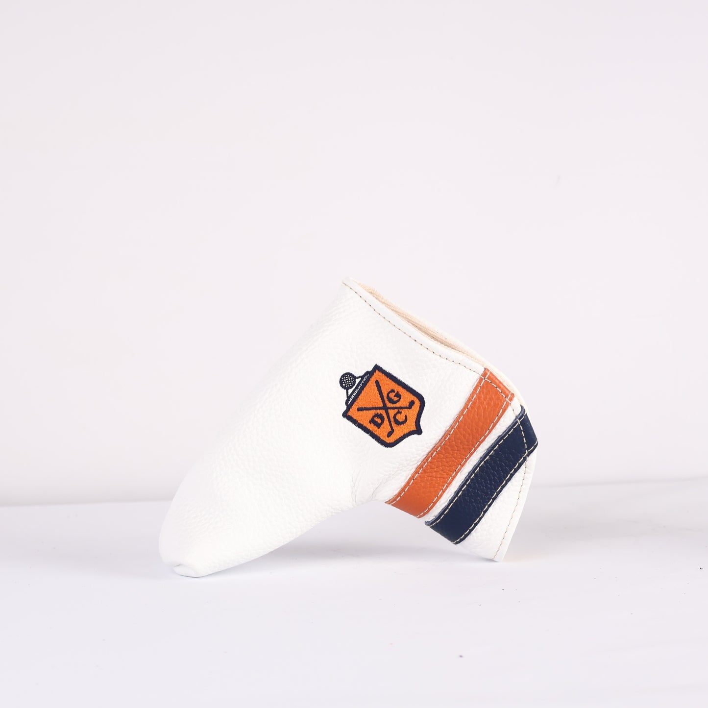 Blade Headcover: Bright Orange + Navy + Pure White