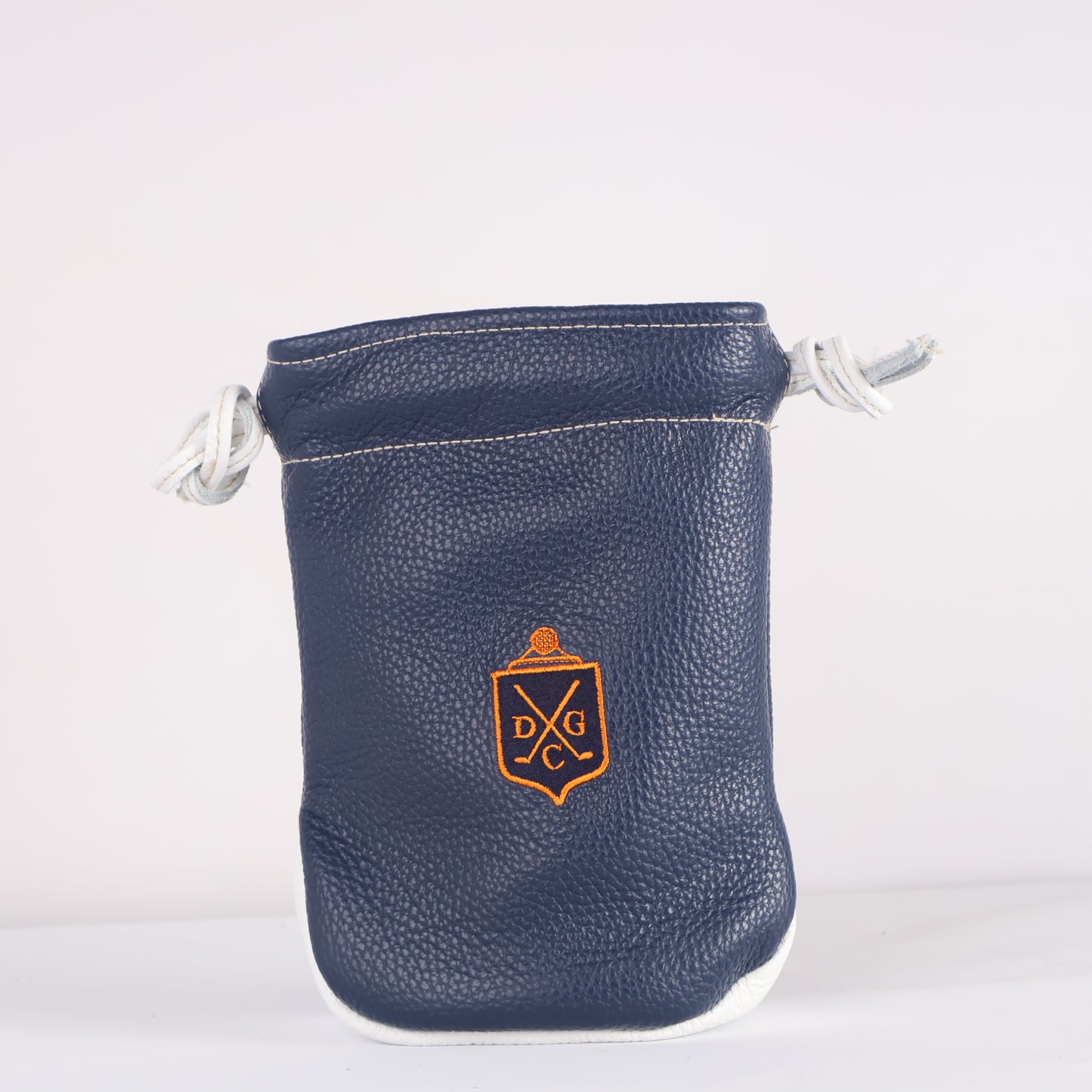 Valuables Pouch: Navy + Orange