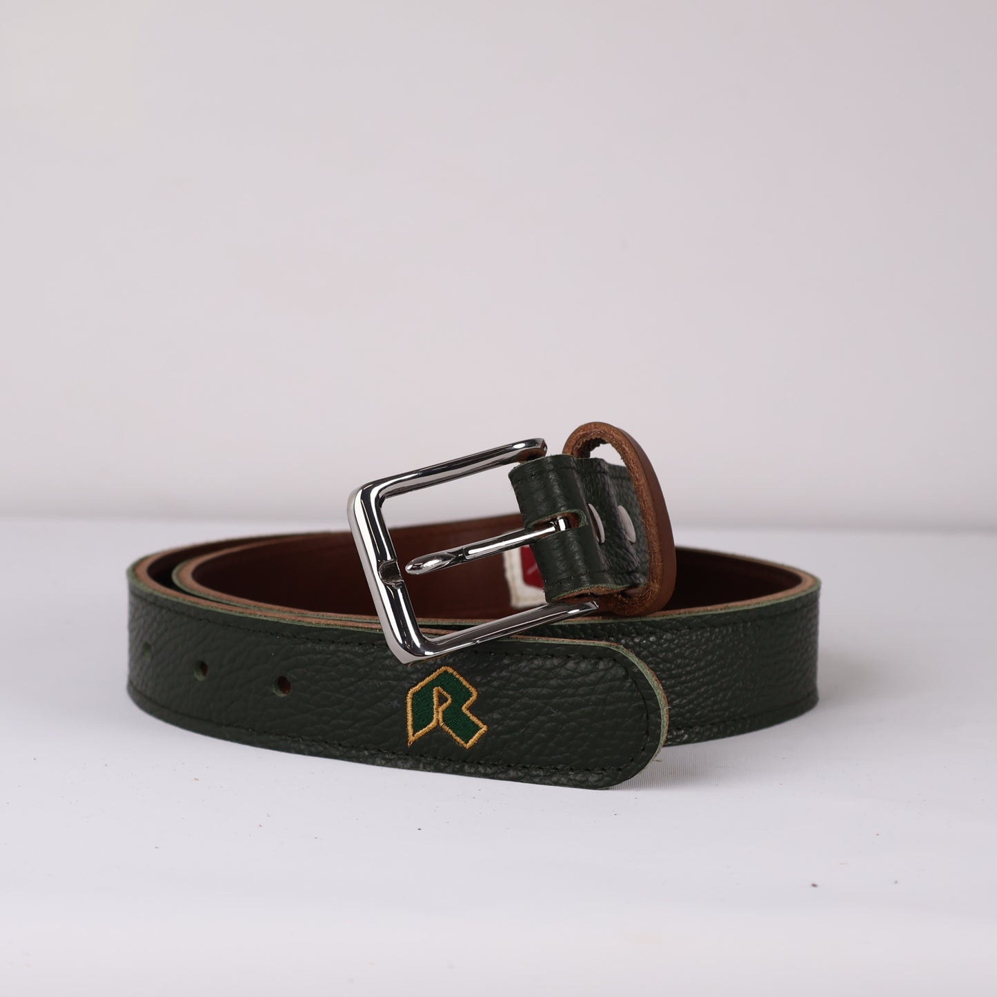 Strato 3.0 Belt: Olive + Brown
