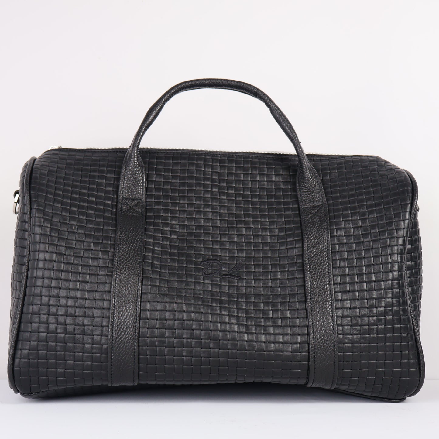 Weekender Duffel: Black Sassari + Pitch Black