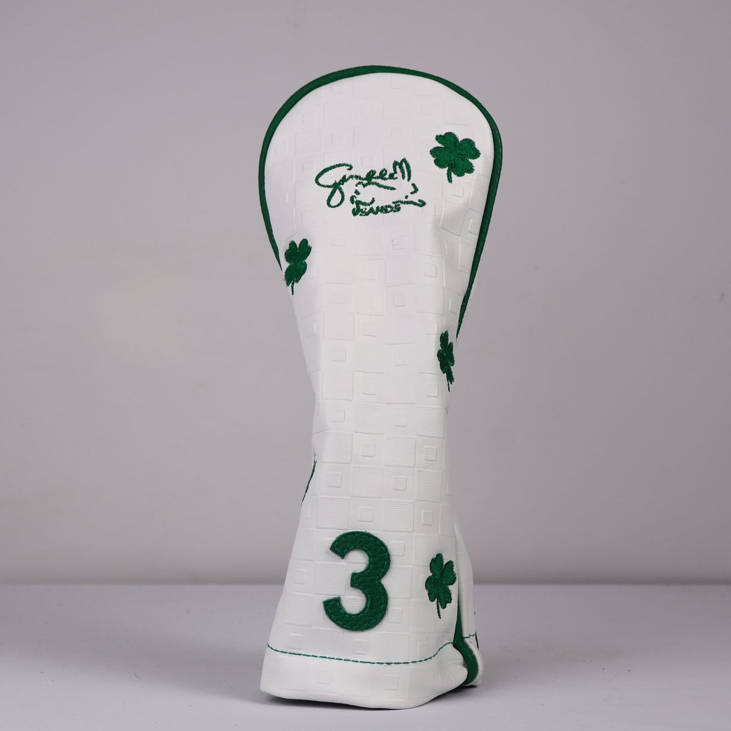 Wood Headcover: The Grid + Masters Green