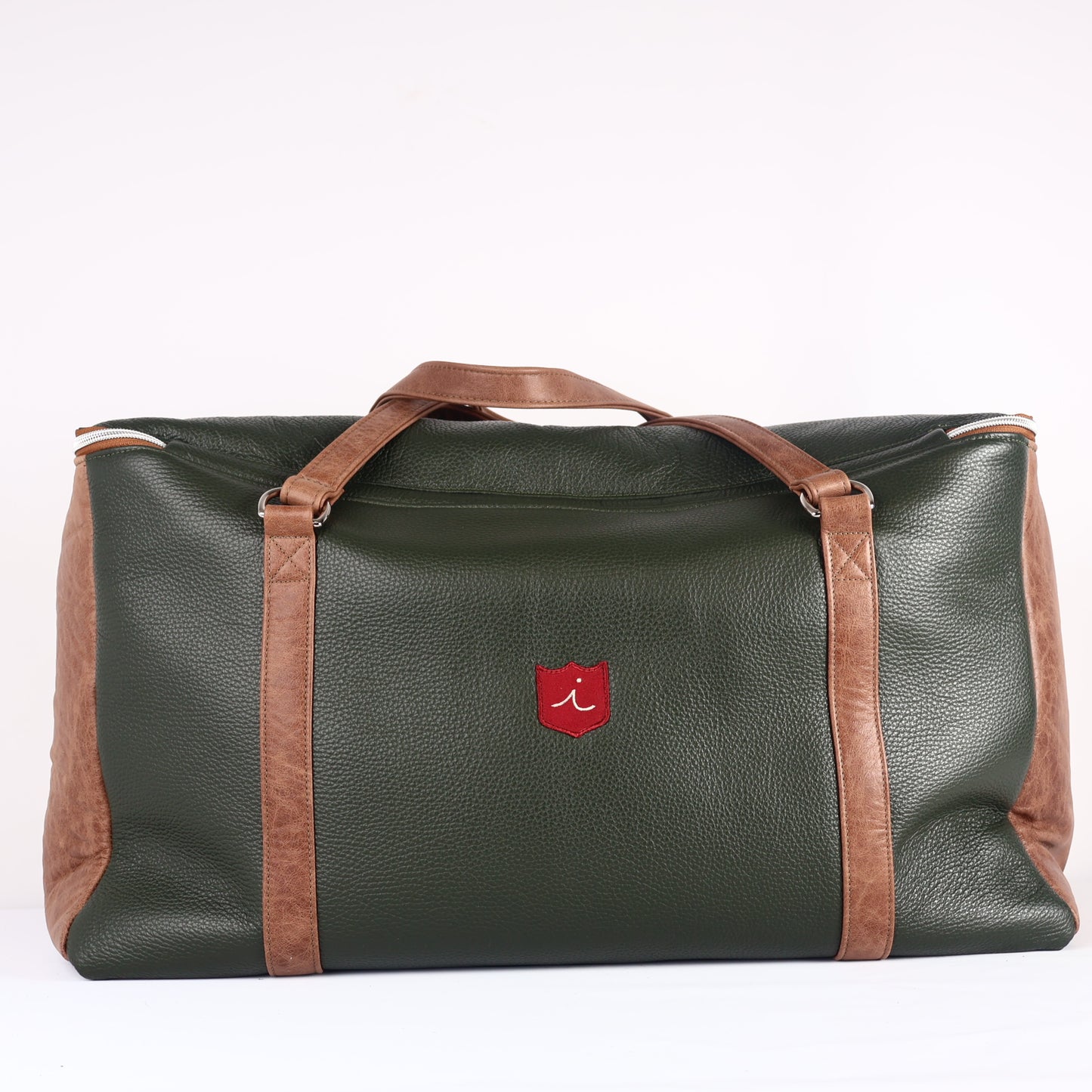 Max Carry Duffel: Olive + Tobacco Brown