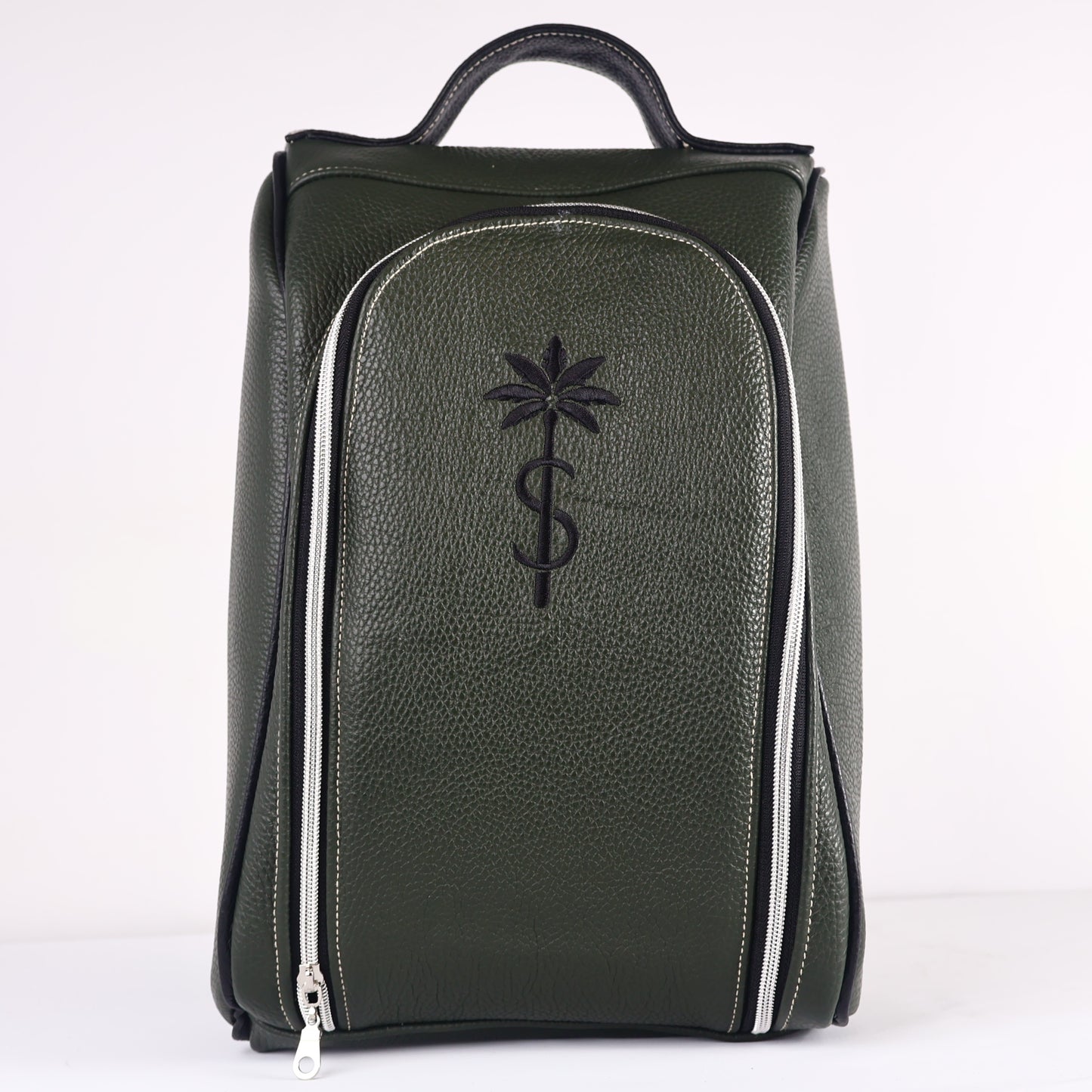 Shoe Bag: Olive + Pitch Black