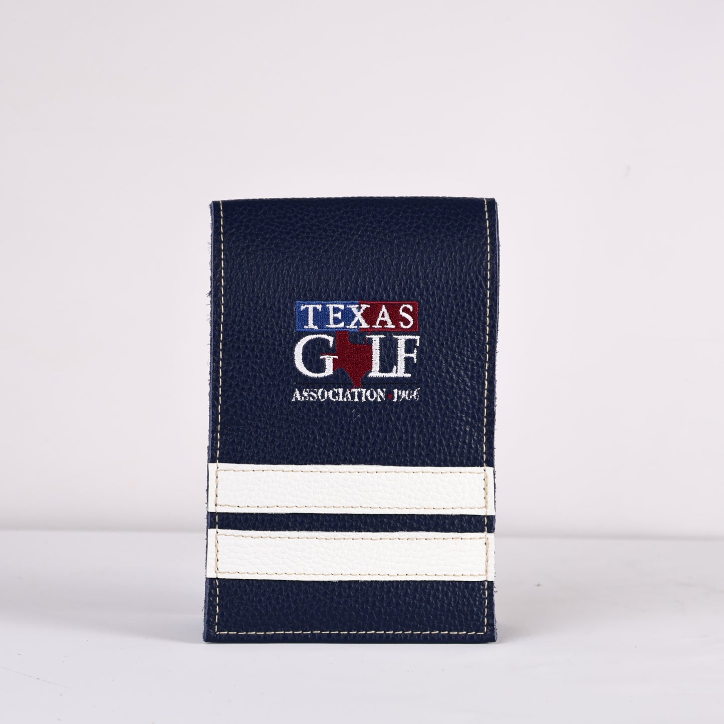 Yardage Book Cover: Navy + Pure White