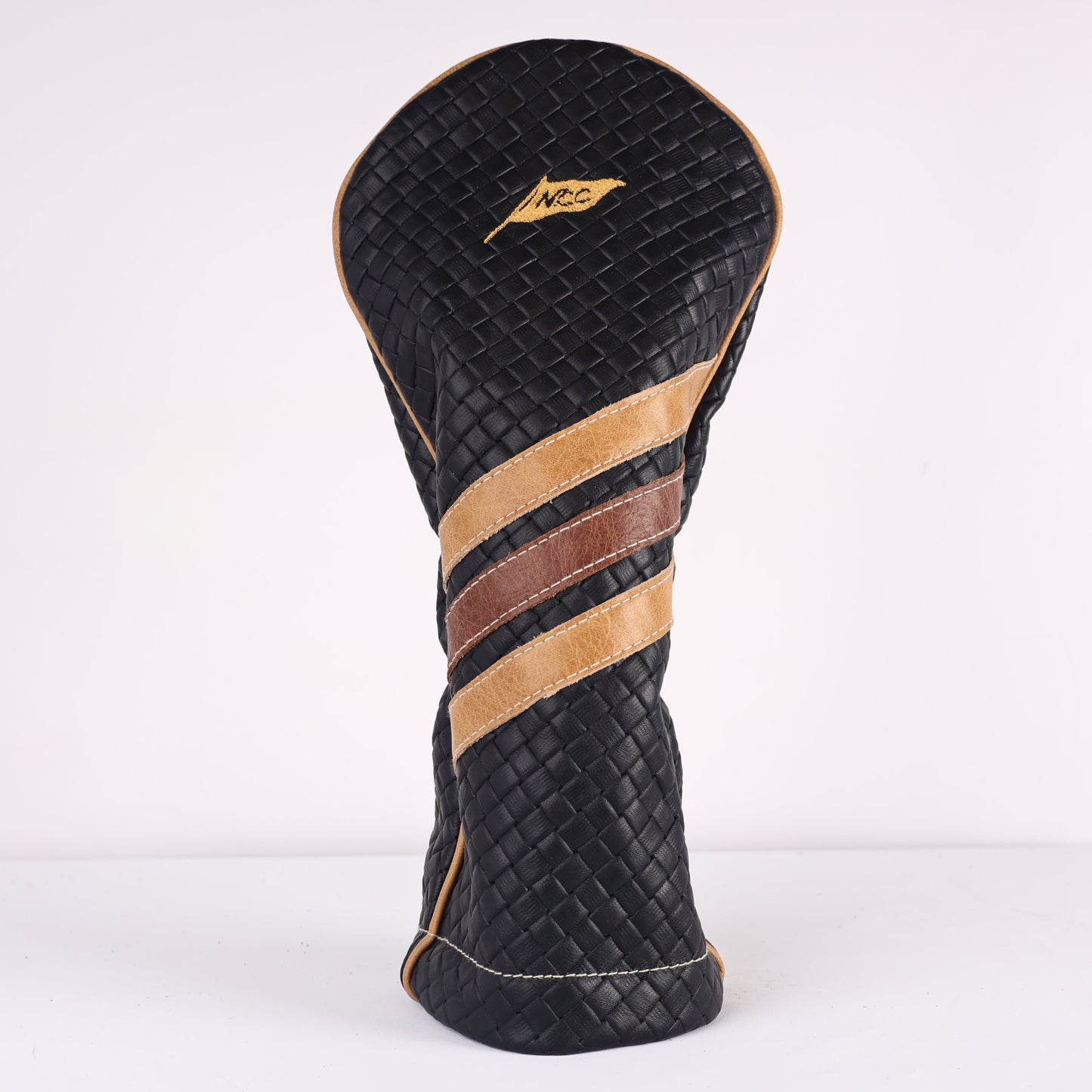 Driver Headcover: Black Sassari + Tobacco Brown+ Vermont Honey
