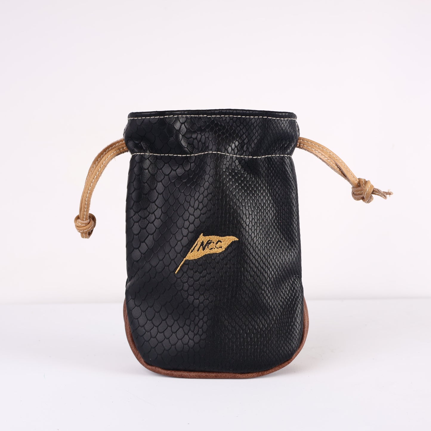 Valuables Pouch: Black Boa + Vermont Honey + Tobacco brown