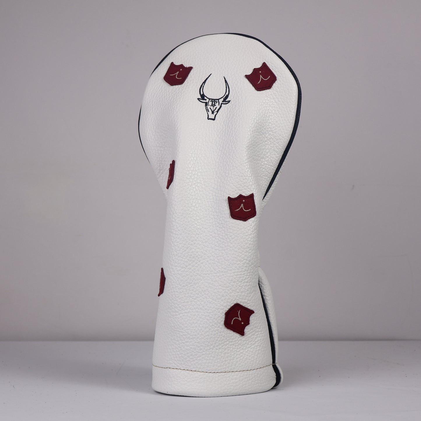 Driver Headcover: Pitch Black + Purple White