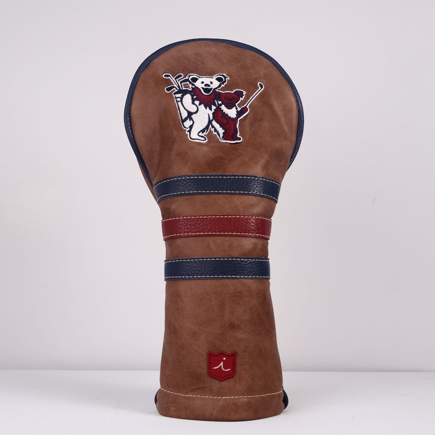 Driver Headcover: Tobacco Brown + Navy