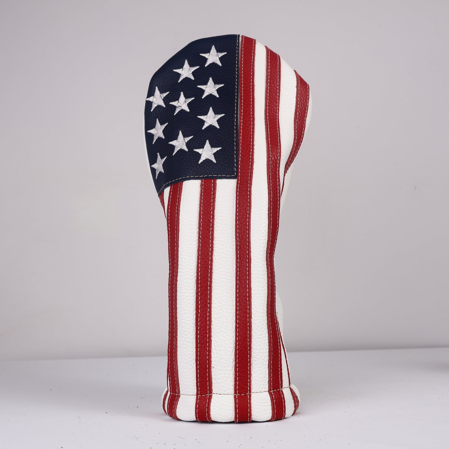 Freedom Stitched Driver Headcover: Pure White + Sunday Red + Navy + Pure White